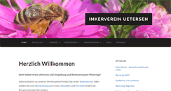 Desktop Screenshot of imkerverein-uetersen.de