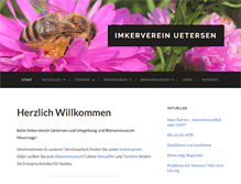 Tablet Screenshot of imkerverein-uetersen.de